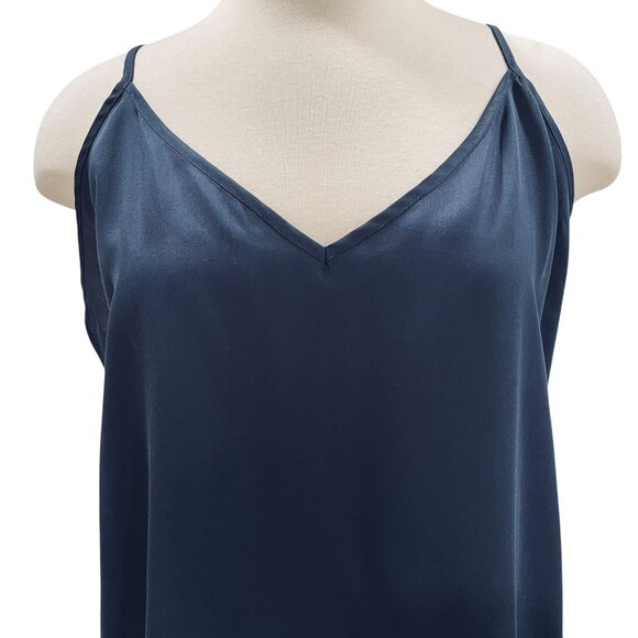 Etitude Navy Bamboo Cami Top Cleanbamboo Xl Nwt Eco Soft Tank Lounge Sleep - Picture 7 of 10